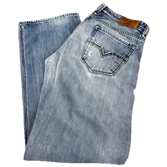Diesel Men 32x32 (Actual 32x30.5) 100% Cotton Jeans Broken-In Distressed EUC